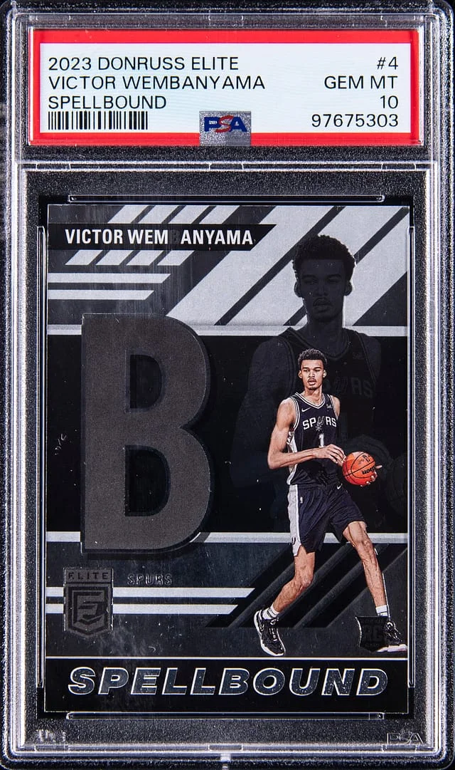 2023-24 Donruss Elite Victor Wembanyama Spellbound #4 card image