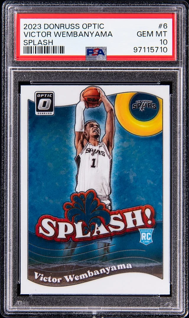 2023-24 Donruss Optic Victor Wembanyama Splash #6 card image