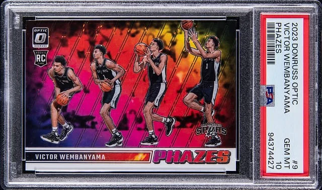 2023-24 Donruss Optic Victor Wembanyama Phazes #9 card image