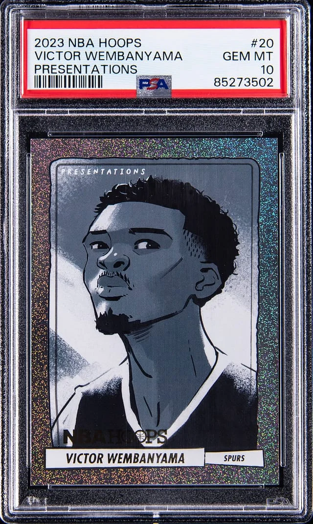 2023-24 NBA Hoops Victor Wembanyama Presentations #20 card image