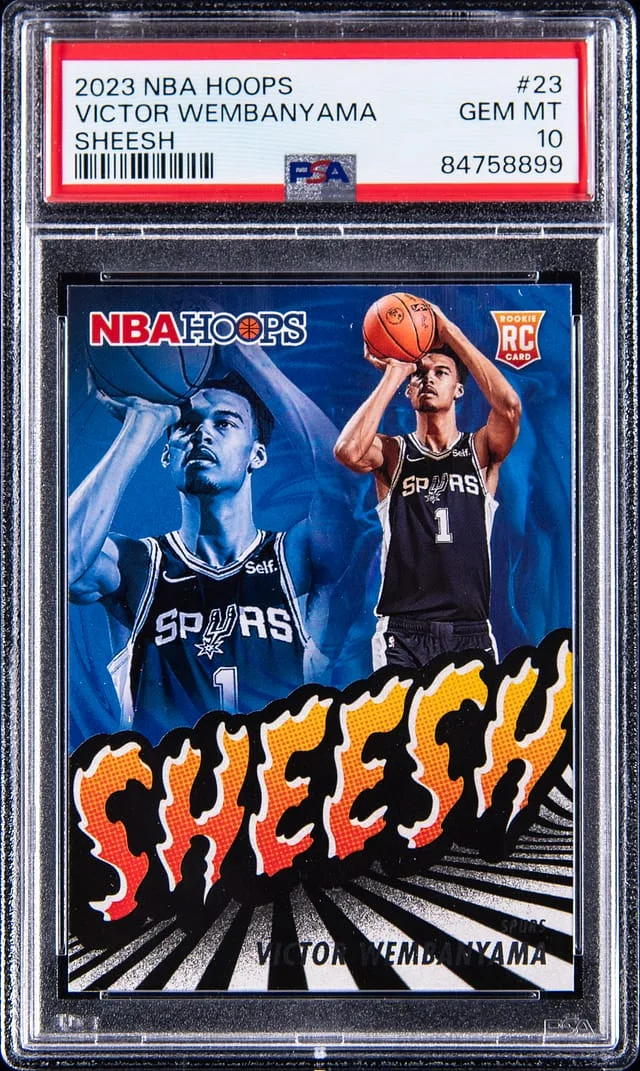 2023-24 NBA Hoops Victor Wembanyama Sheesh #23 card image