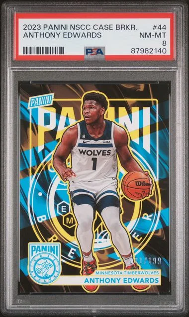 2023-24 Panini Anthony Edwards National Case Breaker #44 card image