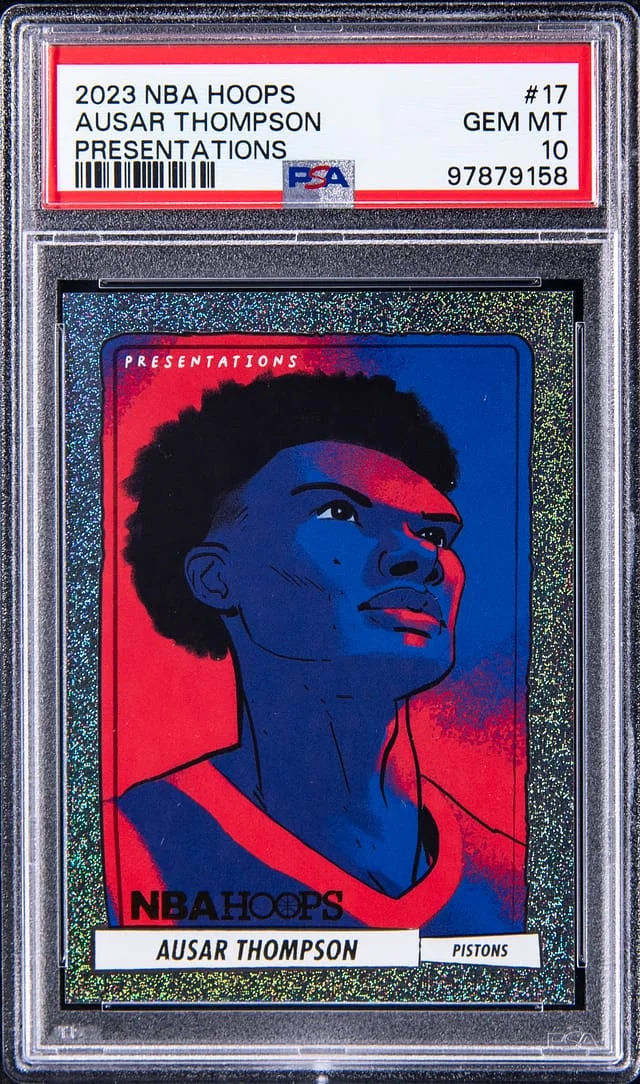 2023-24 Panini Ausar Thompson NBA Hoops Presentations #17 card image
