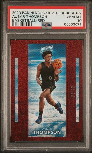 2023-24 Panini Ausar Thompson National Sports Collectors Convention Silver Packs Basketball Red #BK2 card image