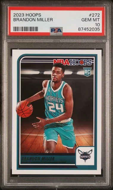 2023-24 Panini Brandon Miller NBA Hoops Winter #272 card image