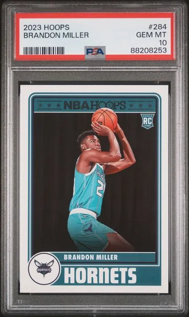 2023-24 Panini Brandon Miller NBA Hoops #284 card image