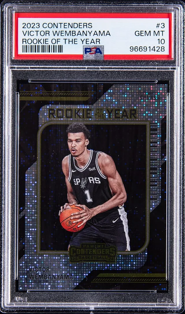 2023-24 Panini Contenders Victor Wembanyama Of The Year #3 card image