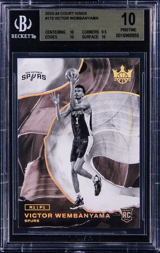 2023-24 Panini Court Kings Victor Wembanyama Rookies IV #172 card image