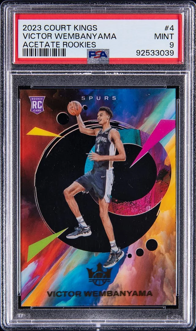 2023-24 Panini Court Kings Victor Wembanyama Acetate Rookies #4 card image