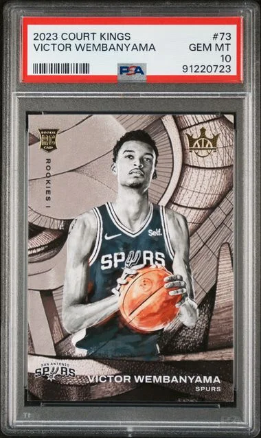 2023-24 Panini Court Kings Victor Wembanyama #73 card image