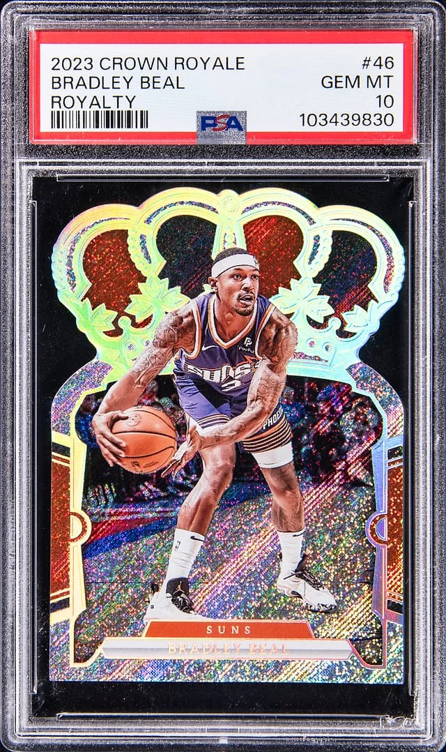 2023-24 Panini Crown Royale Bradley Beal Royalty #46 card image