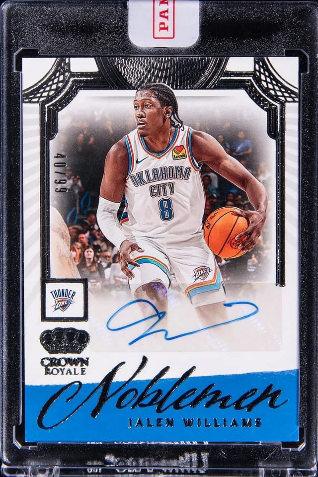 2023-24 Panini Crown Royale Jalen Williams Noblemen #NM-WIL card image