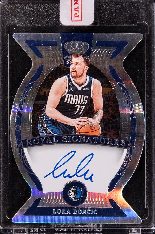 2023-24 Panini Crown Royale Luka Doncic 1st Off The Line (FOTL) Royal Signatures #RS-LUK card image