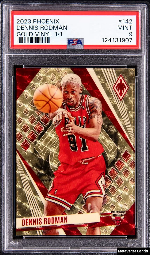 2023-24 Panini Dennis Rodman Phoenix Gold Vinyl #142 card image