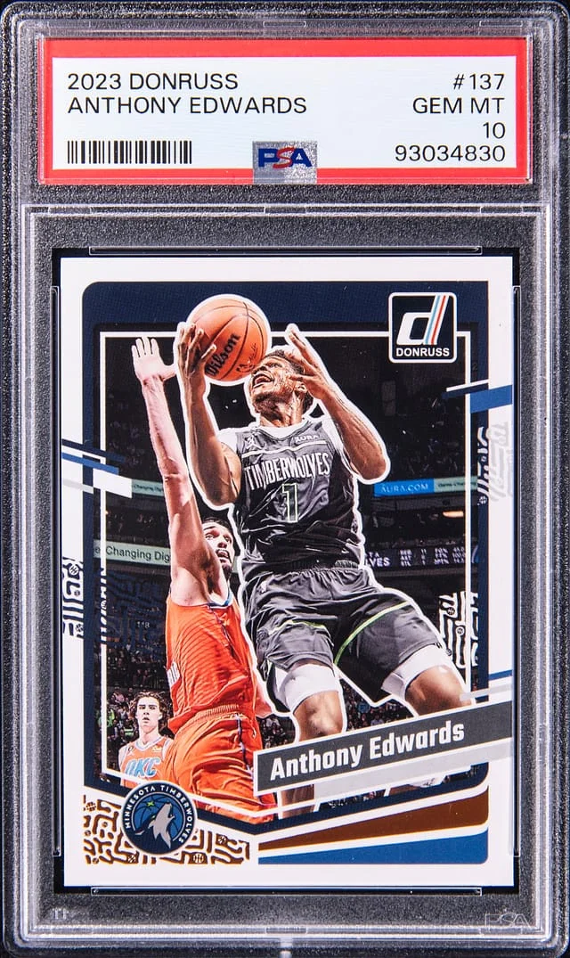 2023-24 Panini Donruss Anthony Edwards #137 card image