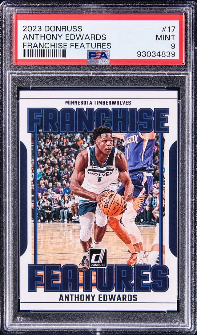 2023-24 Panini Donruss Anthony Edwards Franchise Features #17 card image