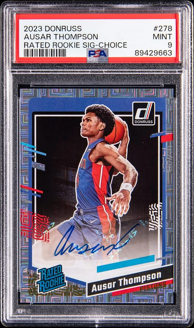 2023-24 Panini Donruss Ausar Thompson Rated Signature-Choice #278 card image