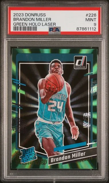 2023-24 Panini Donruss Brandon Miller Rated #226 card image