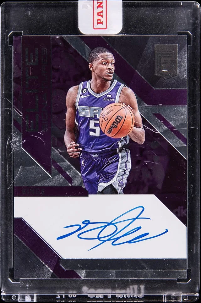 2023-24 Panini Donruss De'Aaron Fox Elite Elite Signatures #ES-FOX card image