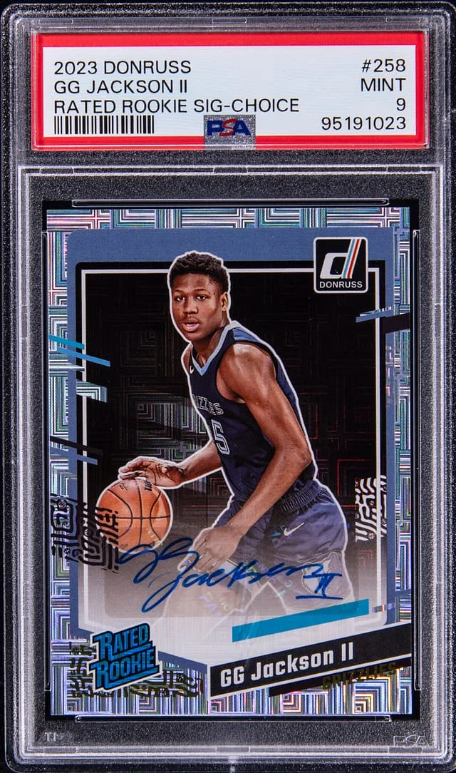 2023-24 Panini Donruss GG Jackson II Rated Signature Choice #258 card image
