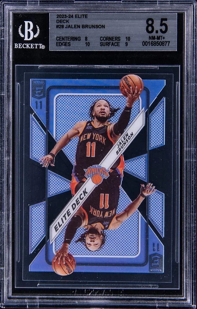 2023-24 Panini Donruss Jalen Brunson Elite Deck #28 card image