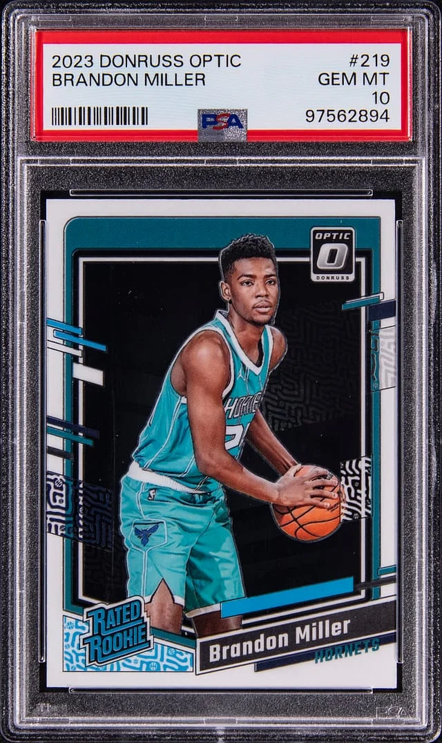 2023-24 Panini Donruss Optic Brandon Miller #219 card image