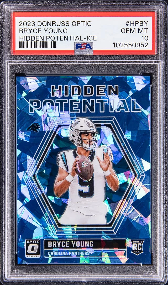 2023-24 Panini Donruss Optic Bryce Young Hidden Potential Ice #HP-BY card image