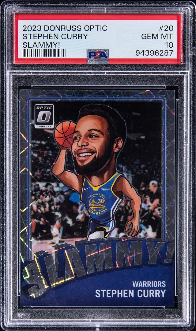 2023-24 Panini Donruss Optic Stephen Curry Slammy! #20 card image