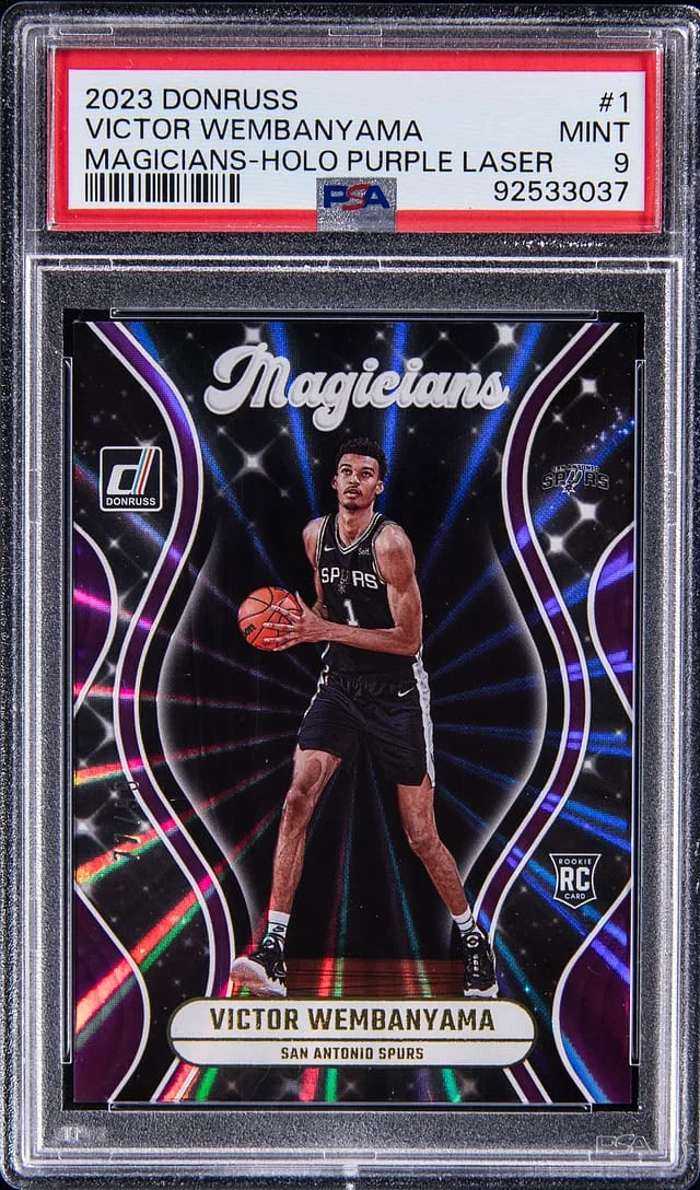 2023-24 Panini Donruss Victor Wembanyama Magicians #1 card image