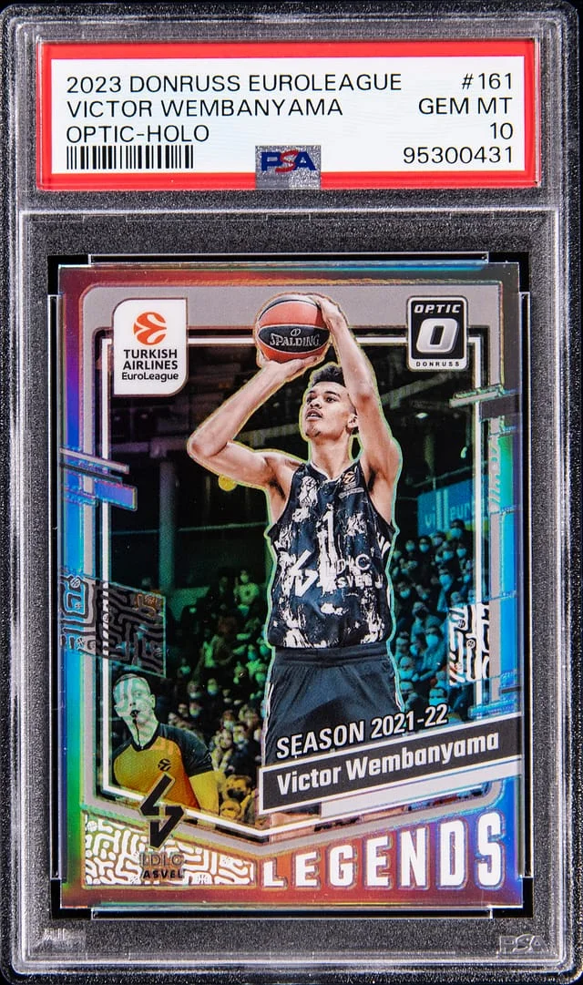 2023-24 Panini Donruss Victor Wembanyama Euroleague #161 card image