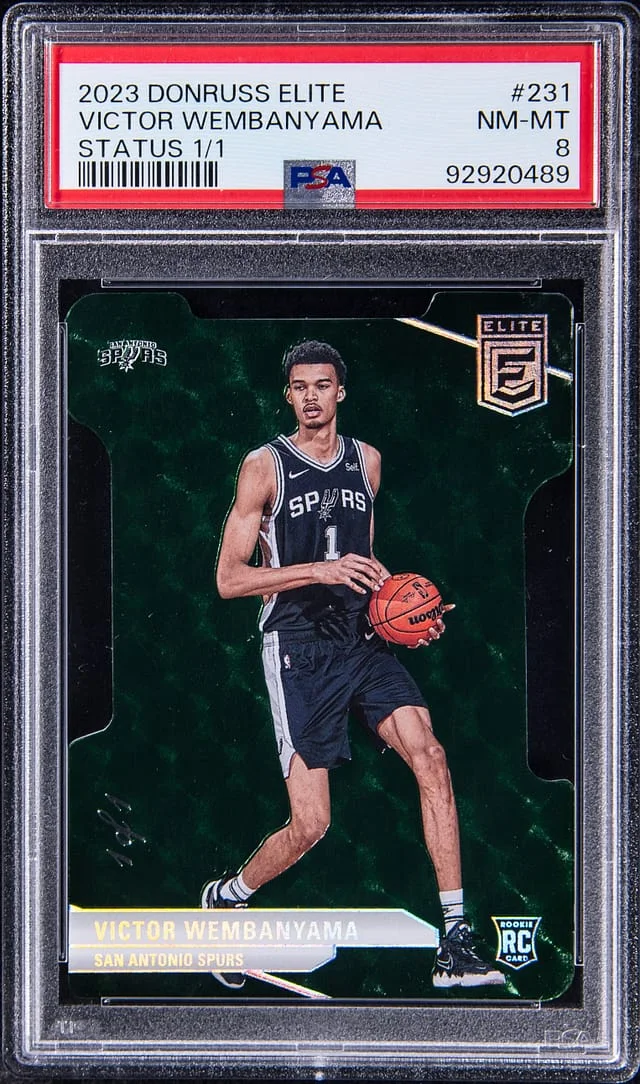 2023-24 Panini Donruss Victor Wembanyama Elite Status #231 card image