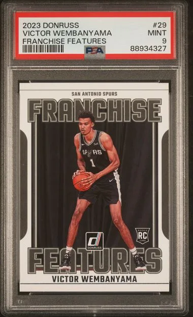 2023-24 Panini Donruss Victor Wembanyama Franchise Features #29 card image