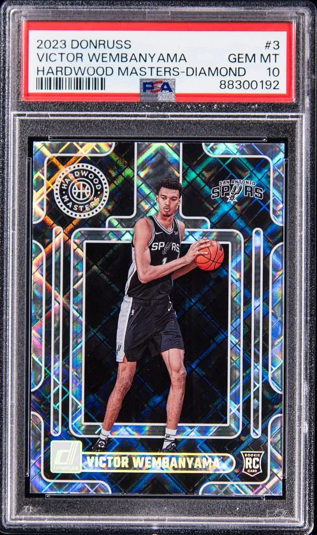 2023-24 Panini Donruss Victor Wembanyama Elite Spellbound Orange Die-Cut #3 card image