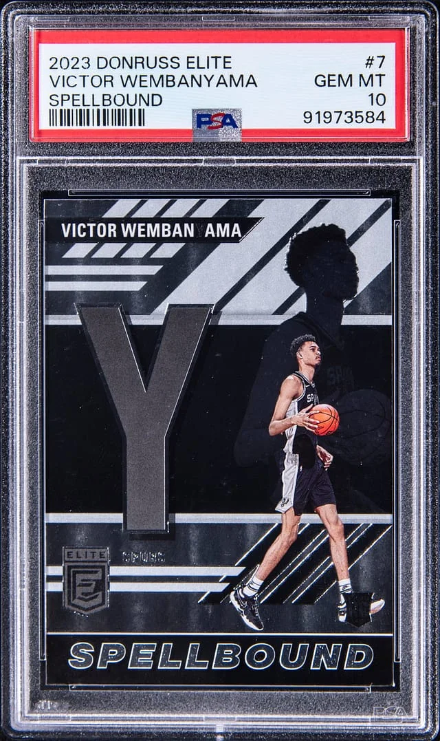 2023-24 Panini Donruss Victor Wembanyama Elite Spellbound #7 card image
