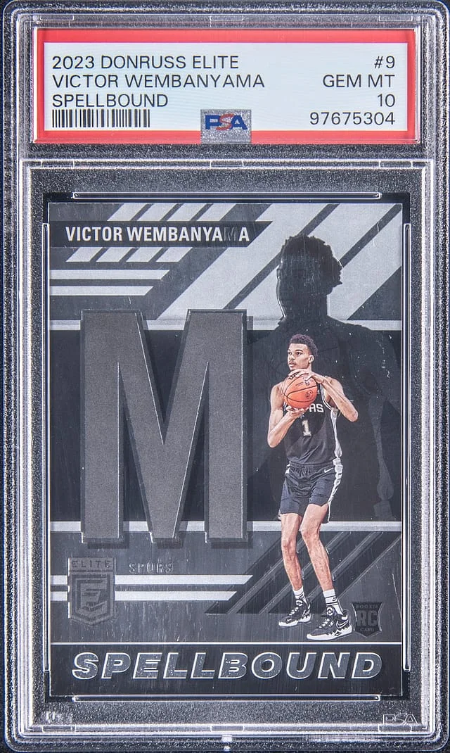 2023-24 Panini Donruss Victor Wembanyama Elite Spellbound #9 card image