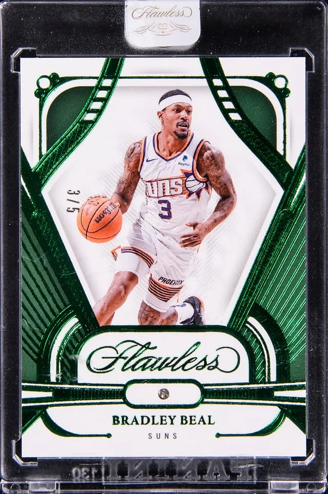 2023-24 Panini Flawless Bradley Beal Emerald #63 card image