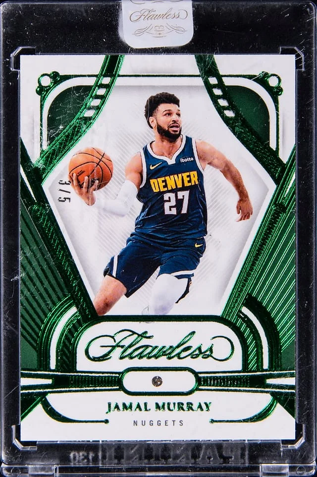 2023-24 Panini Flawless Jamal Murray Emerald #14 card image