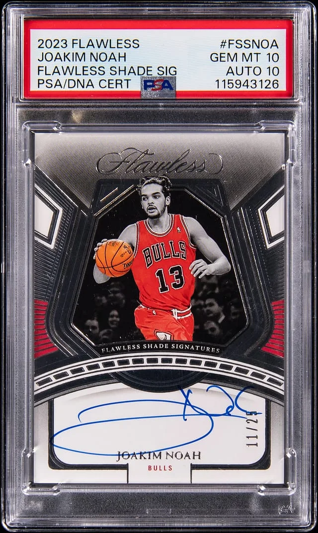 2023-24 Panini Flawless Joakim Noah Flawless Shade Signatures #FSS-NOA card image