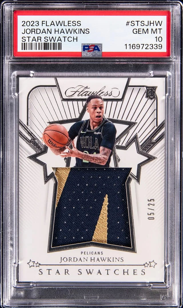 2023-24 Panini Flawless Jordan Hawkins Star Swatch #STS-JHW card image