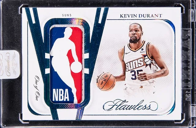 2023-24 Panini Flawless Kevin Durant Logoman #LM-KDU card image