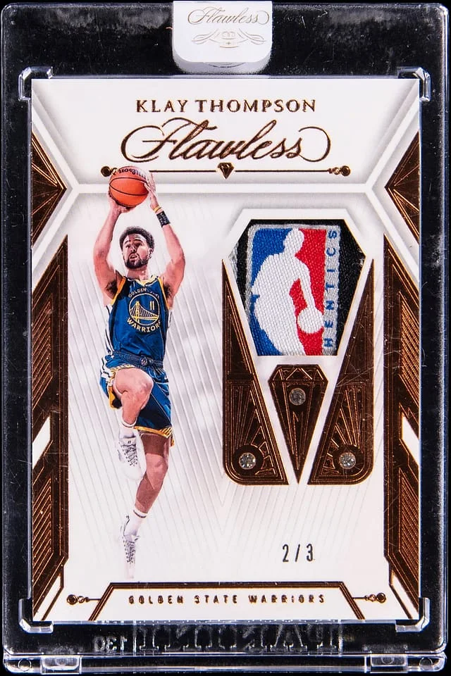 2023-24 Panini Flawless Klay Thompson Diamond Swatches #DS-KYT card image