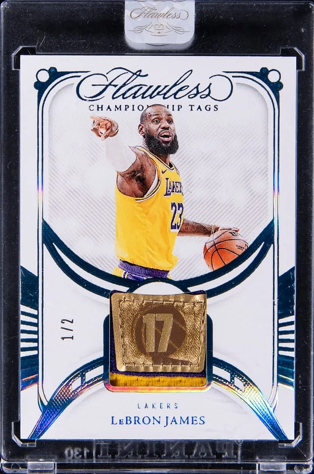 2023-24 Panini Flawless LeBron James Championship Tags #CT-LBJ card image