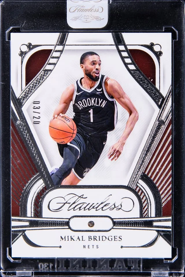 2023-24 Panini Flawless Mikal Bridges - Panini Encased #29 card image