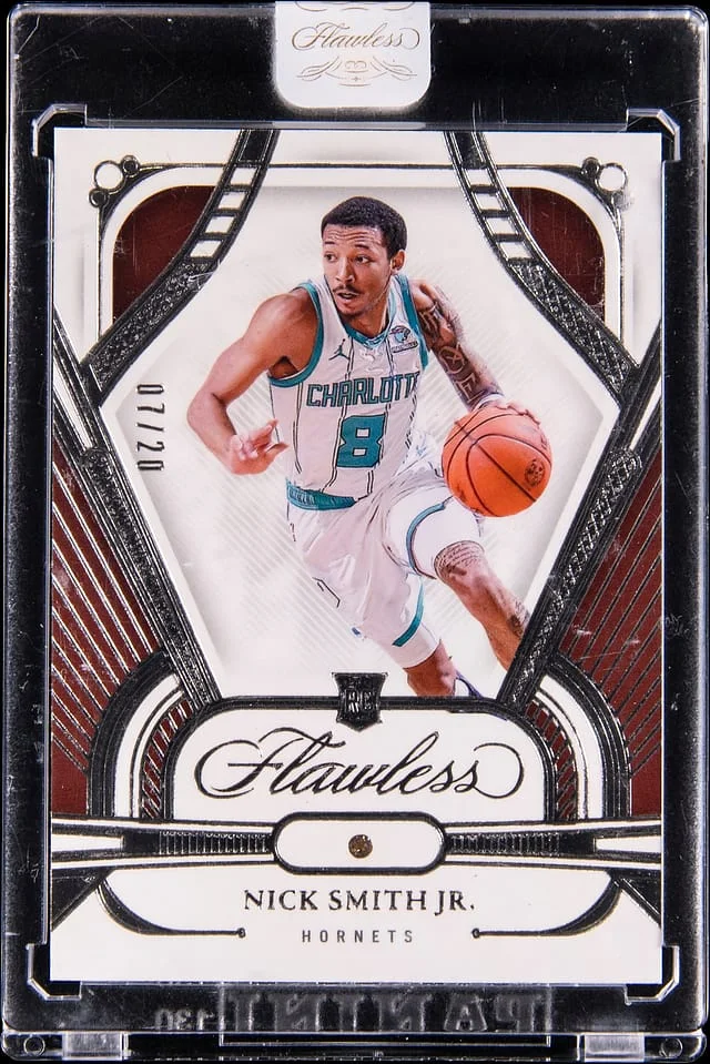 2023-24 Panini Flawless Nick Smith Jr. Relic - Panini Encased Diamond #53 card image