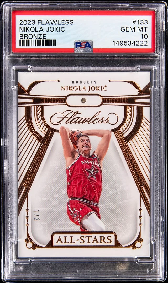 2023-24 Panini Flawless Nikola Jokic Bronze #133 card image