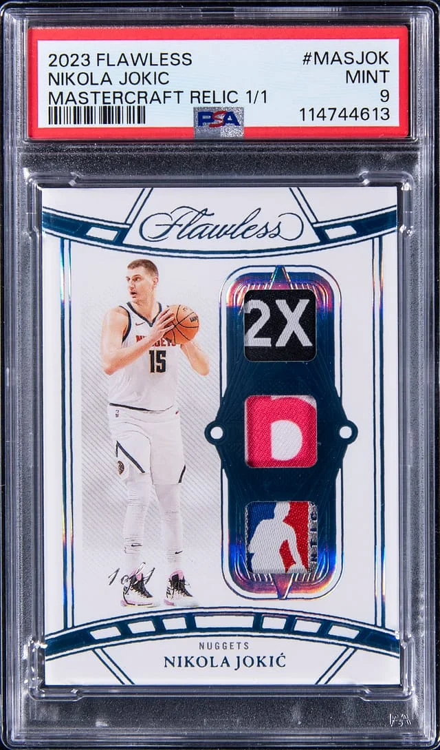 2023-24 Panini Flawless Nikola Jokic Mastercraft Relics #MAS-JOK card image