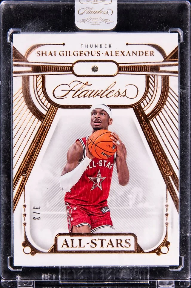 2023-24 Panini Flawless Shai Gilgeous-Alexander All-Stars Bronze #132 card image