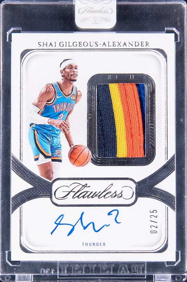 2023-24 Panini Flawless Signature Prime Materials #SPA #no-number card image
