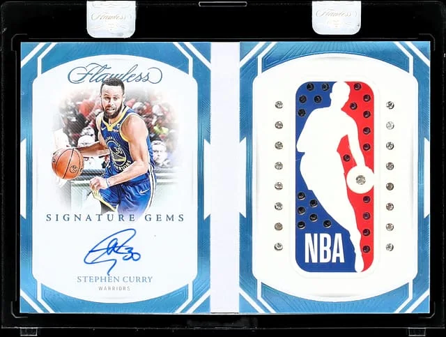 2023-24 Panini Flawless Stephen Curry Signature Gems Booklet #SGP-SCY card image