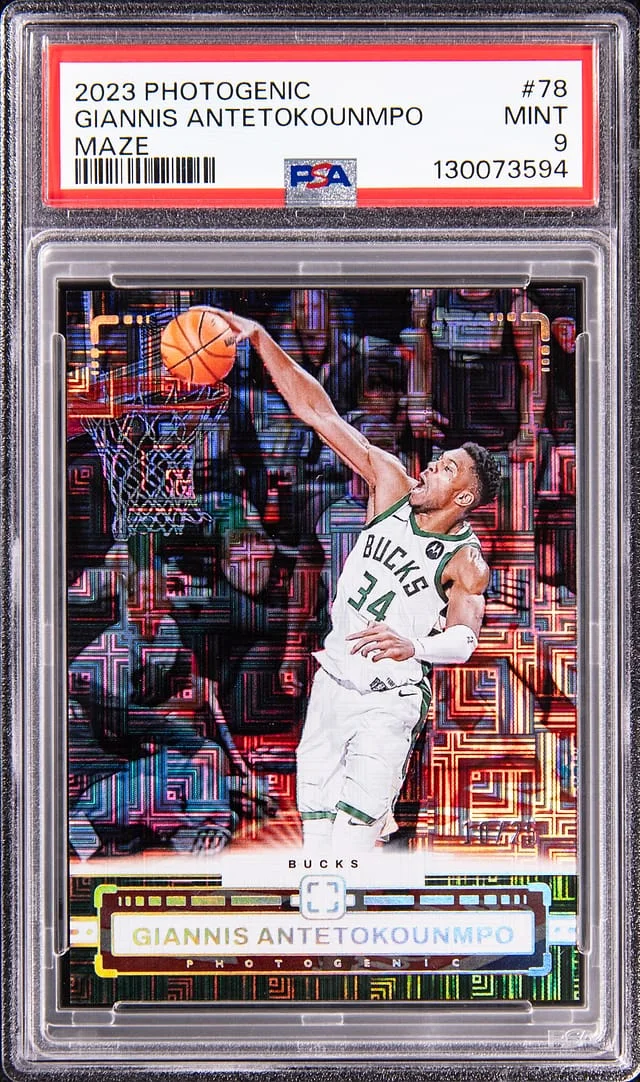 2023-24 Panini Giannis Antetokounmpo Photogenic Maze #78 card image